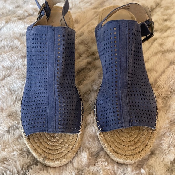 C.A.S.L.O.N Leather Uppers Sz 9M navy blue - Picture 2 of 7